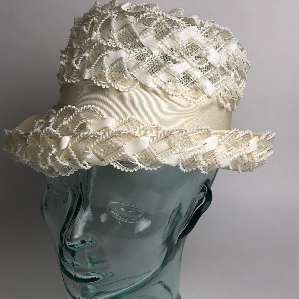 Vintage hat White - Picture 4 of 8